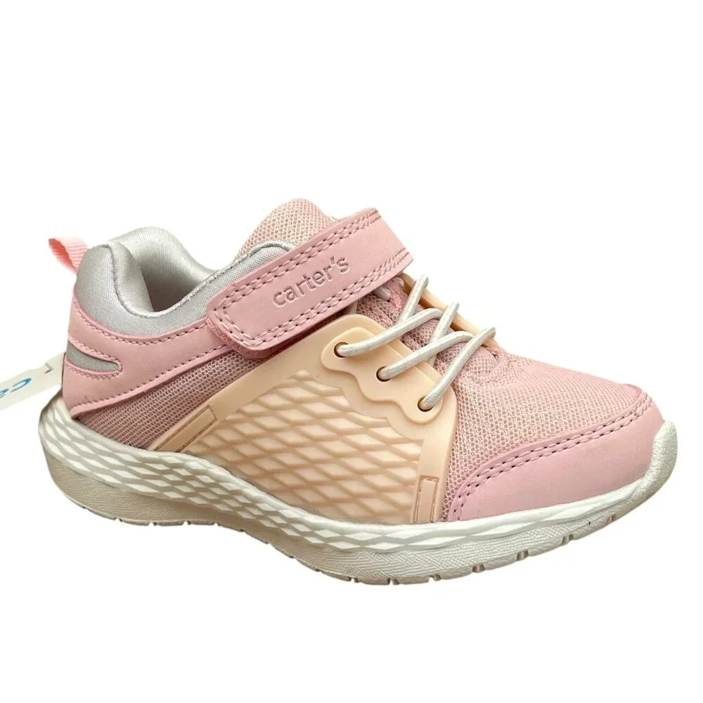 Carter's Toddler Girls‎ Slip-on Casual Sneakers Size 10 Light Pink Lightweight